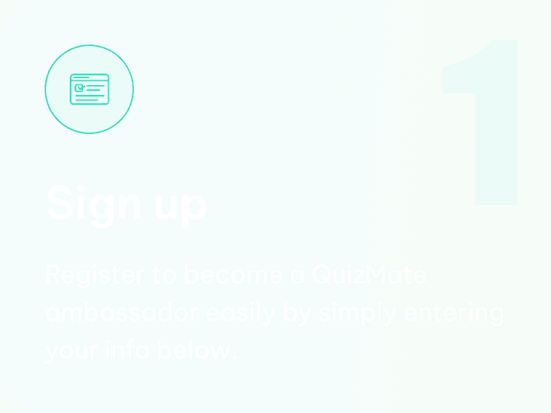 Sign up