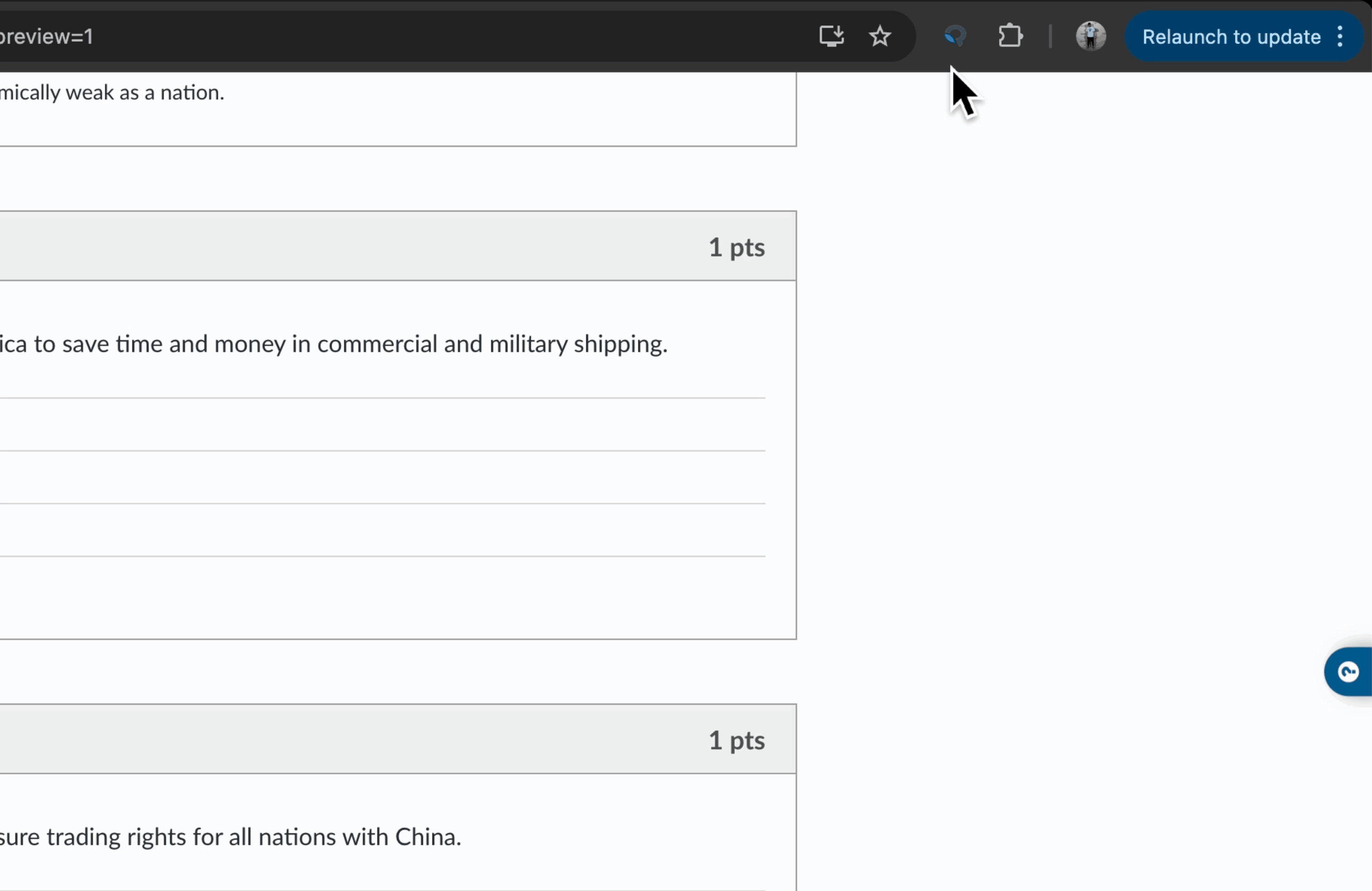 QuizMate Chrome Extension Interface