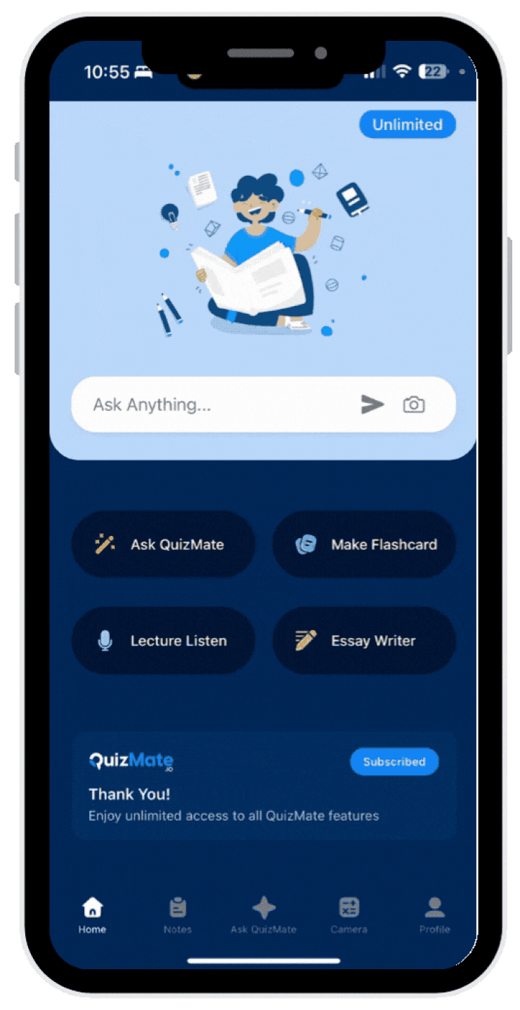 QuizMate Mobile App Interface
